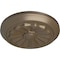 Ekena Millwork Olivia Ceiling Medallion (Fits Canopies up to 2 1/8"), Hand-Painted Warm Silver, 7 7/8"OD x 1 1/8"P CM07OLWSS - alternate 4